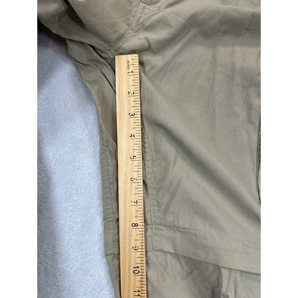 The North Face Convertible Cargo Pants Womens 10 Khaki Tan Zip Off Hiking‎